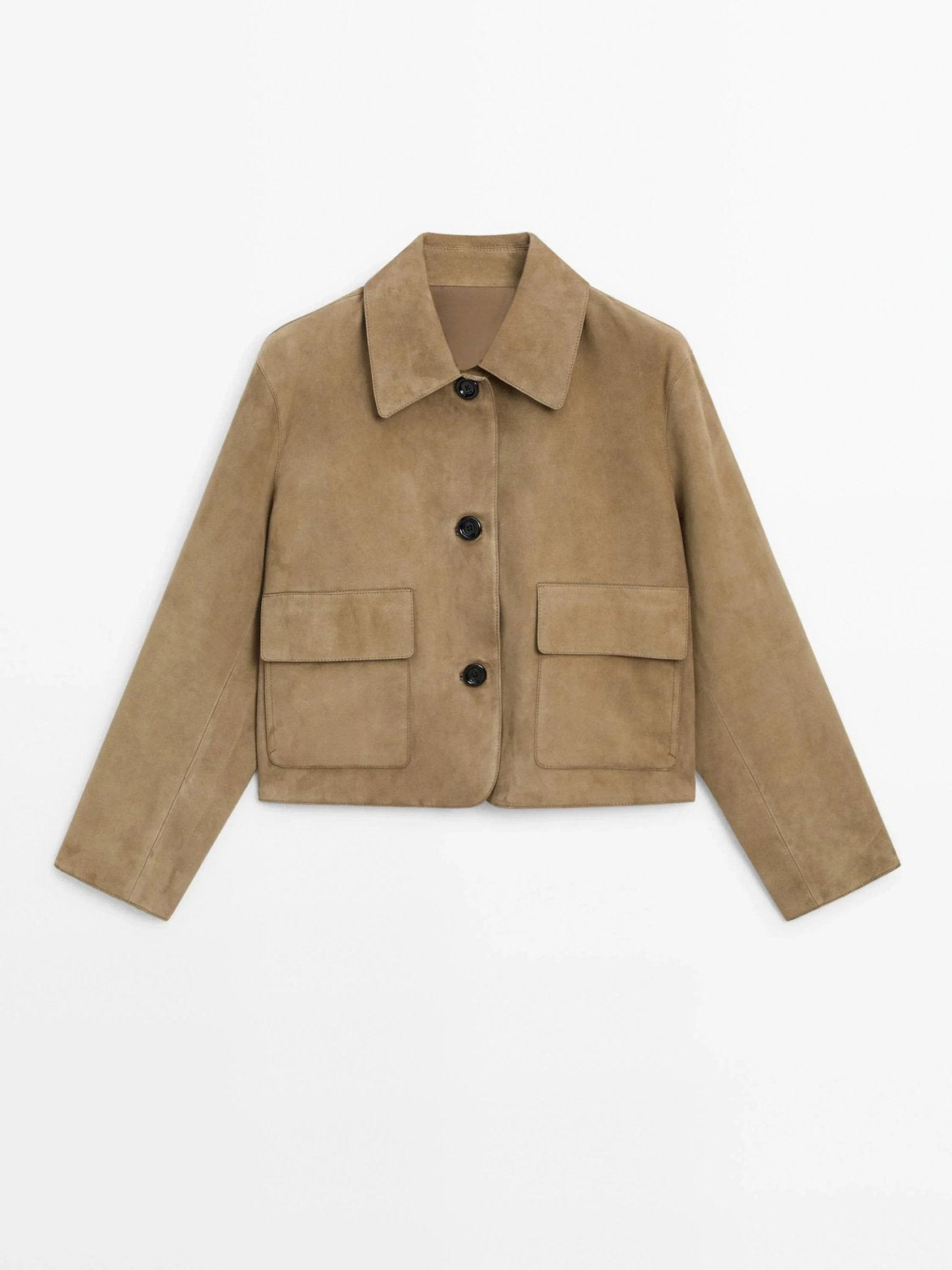 Vue d'ensemble de la veste beige perle