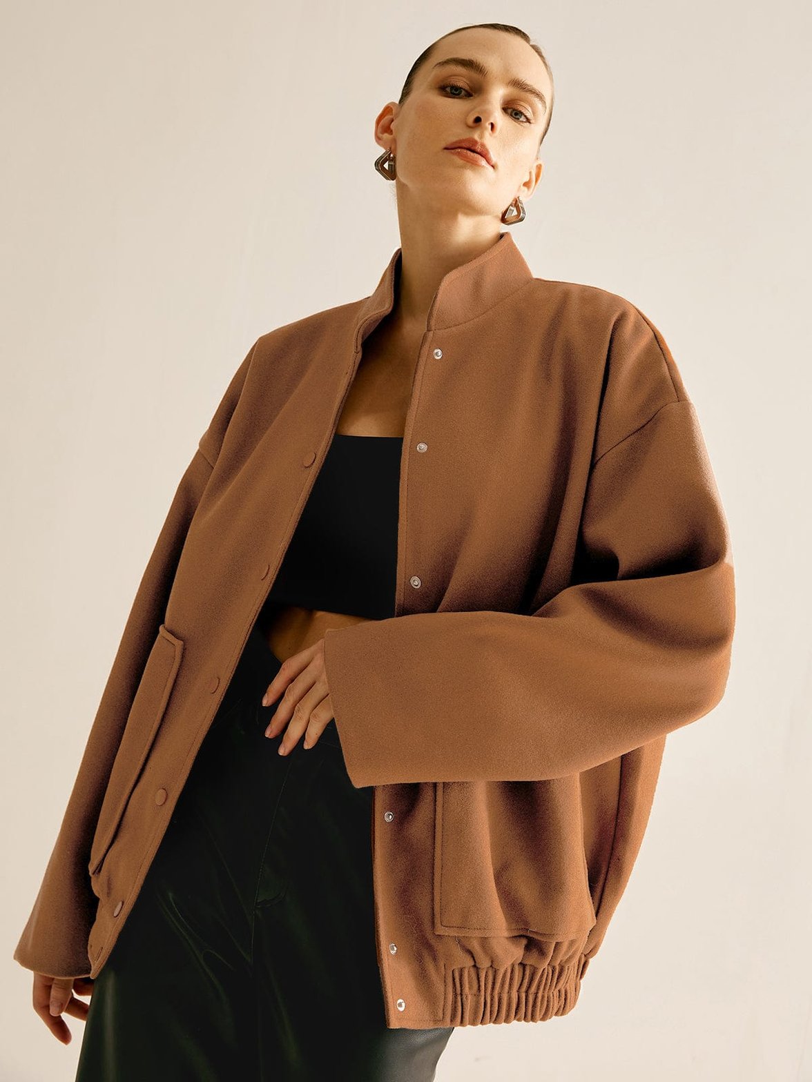 Veste bomber manches longues sérénité