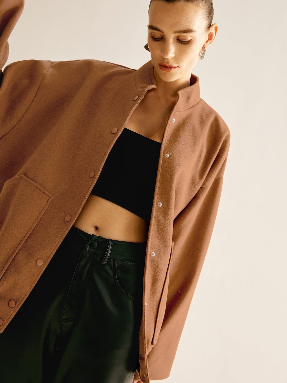 Veste bomber col montant légèreté