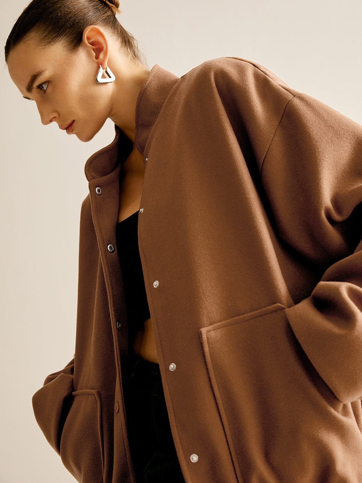 Veste bomber polyester confort