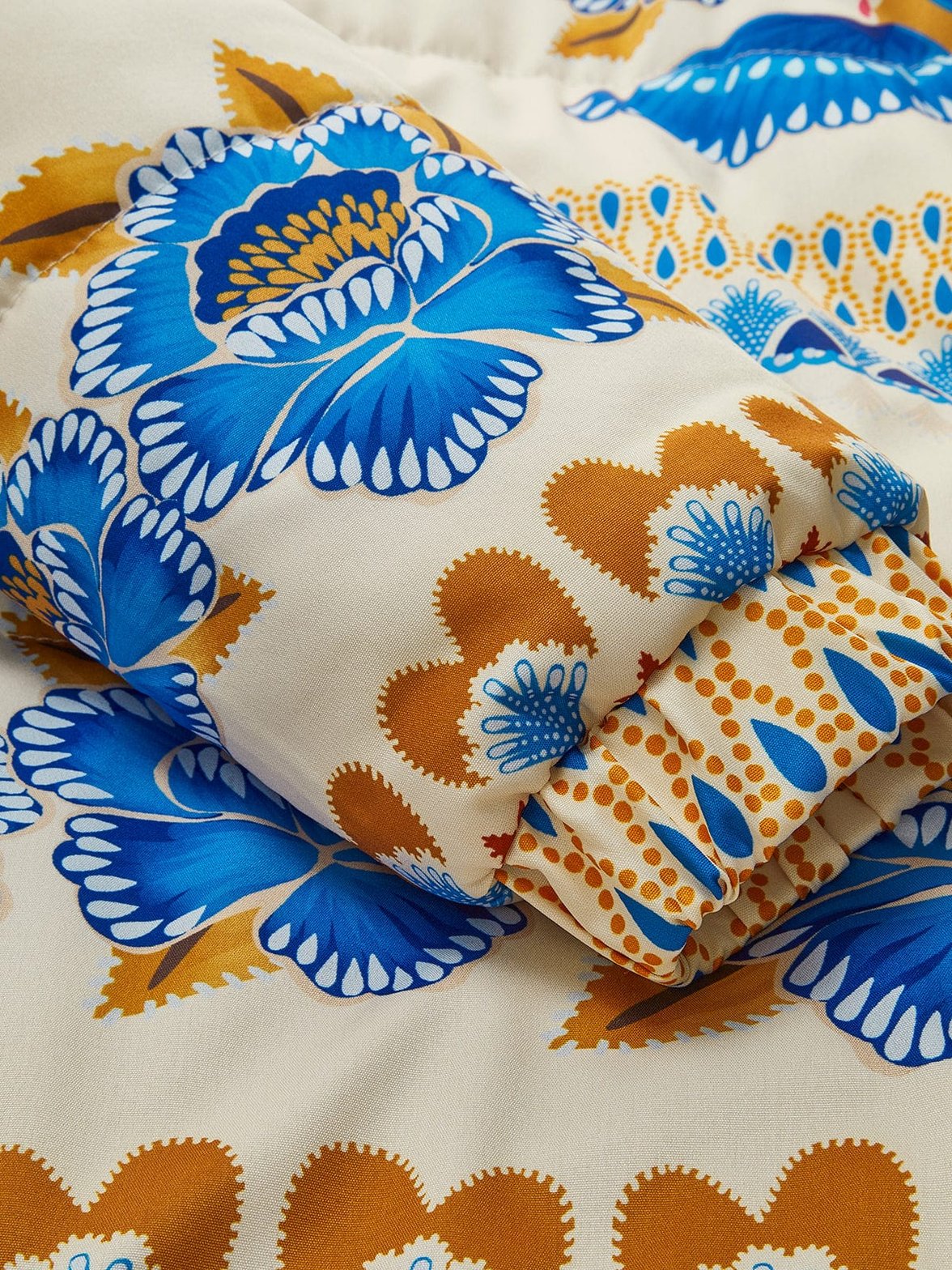 Veste imprimée détail manche cool