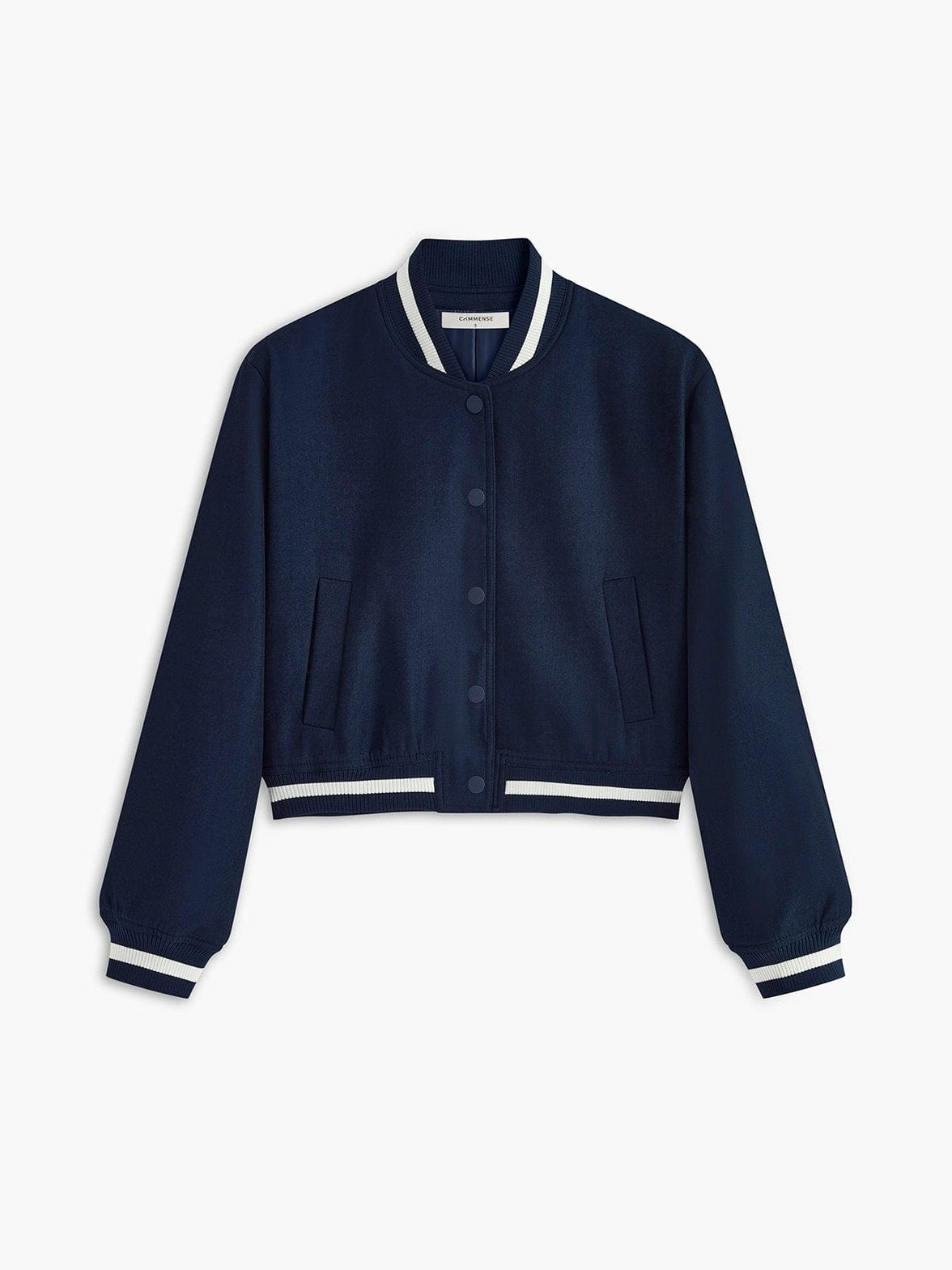 Veste bomber bleu marine élégante spark