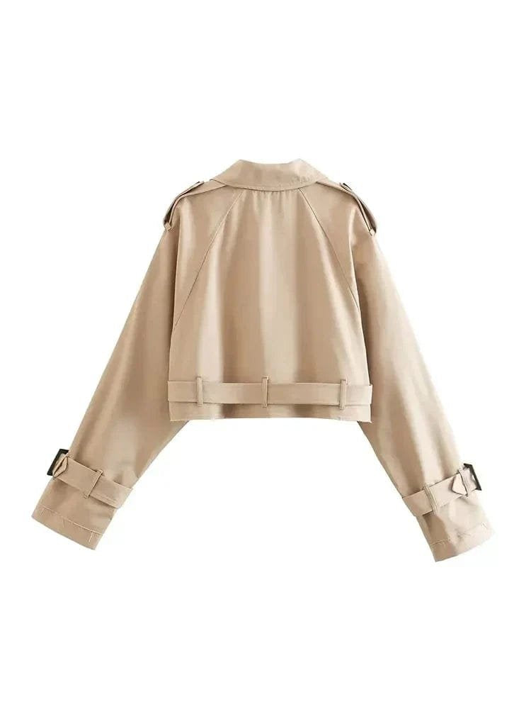 Veste moderne avec ceinture harmonie