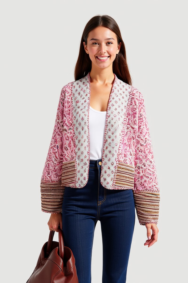 Veste courte élégante tendance douceur