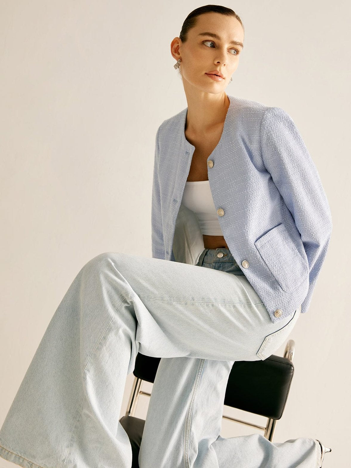 Veste élégante courte bureau harmonie