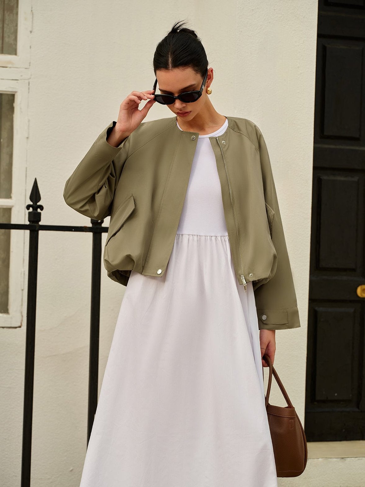 Veste courte style urbain douceur