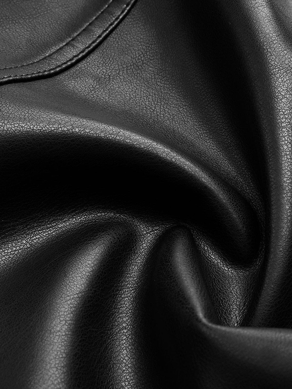 Veste simili cuir détail boutonnage swift
