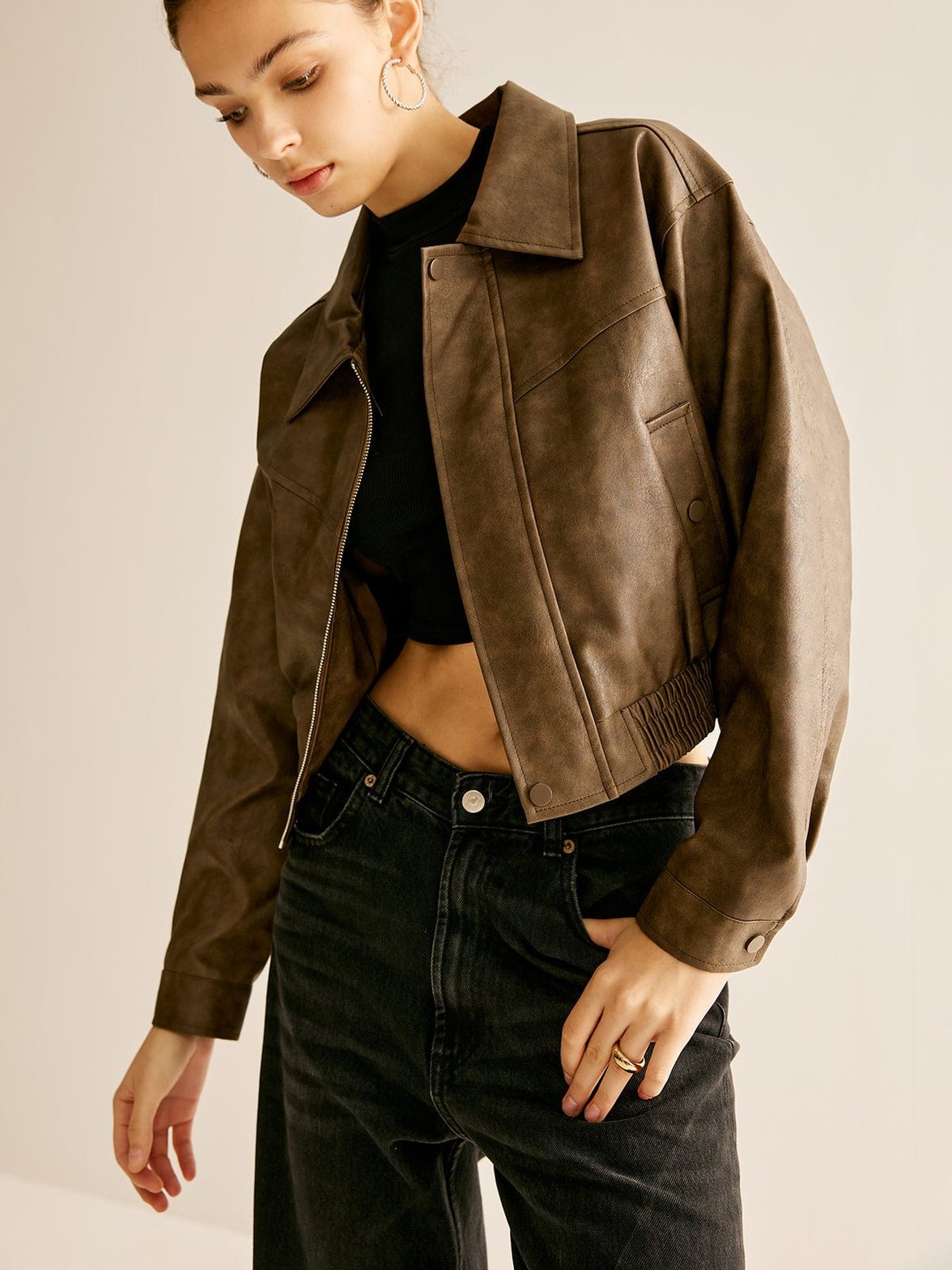 Veste courte moderne vague