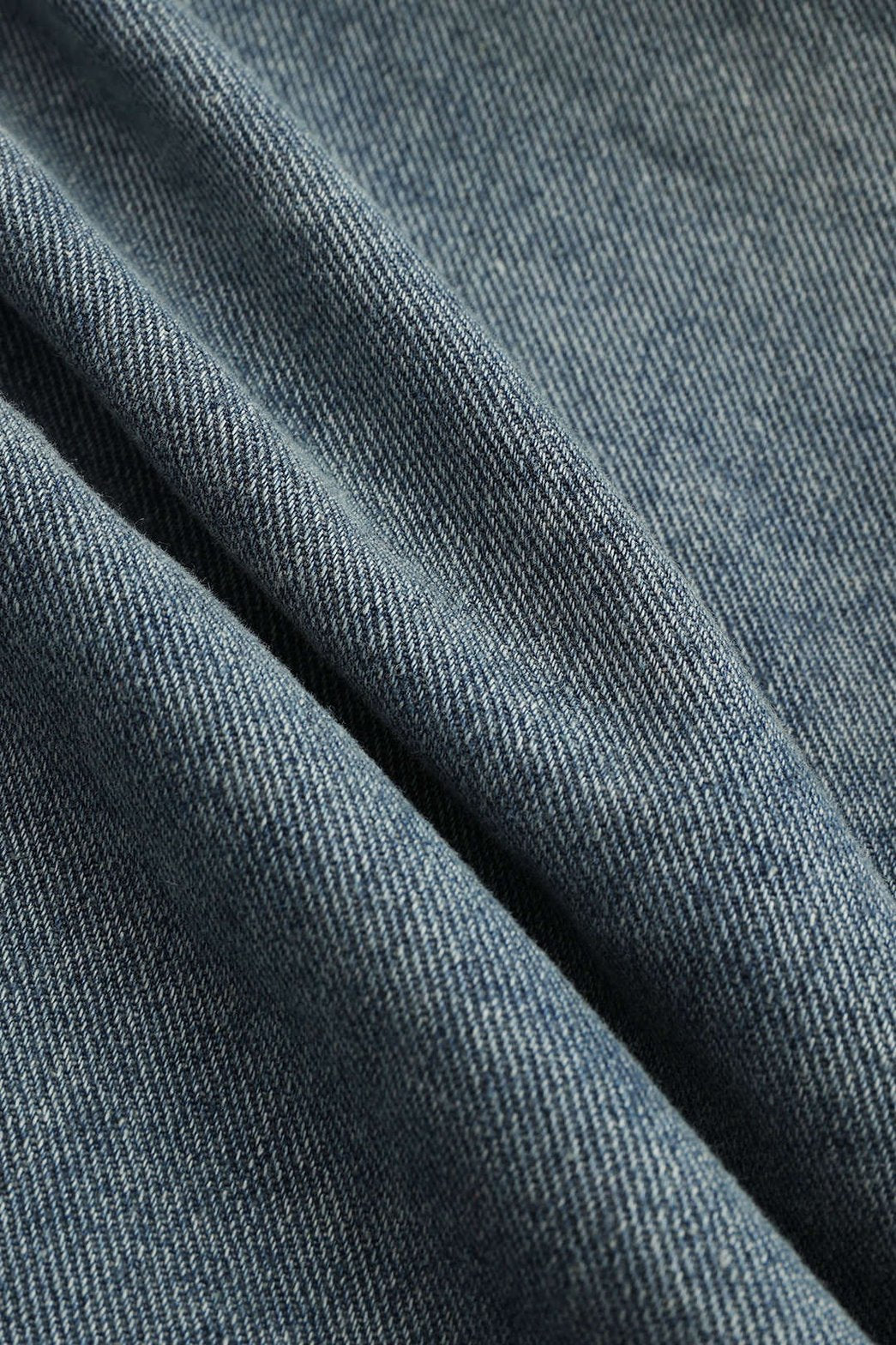 Veste denim cache-cœur vue de dos nuage