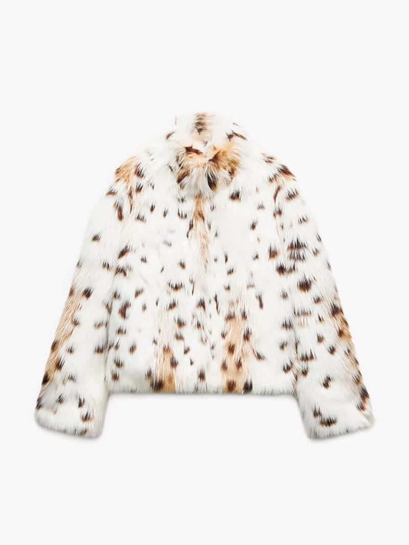 Veste léopard ensemble tendance