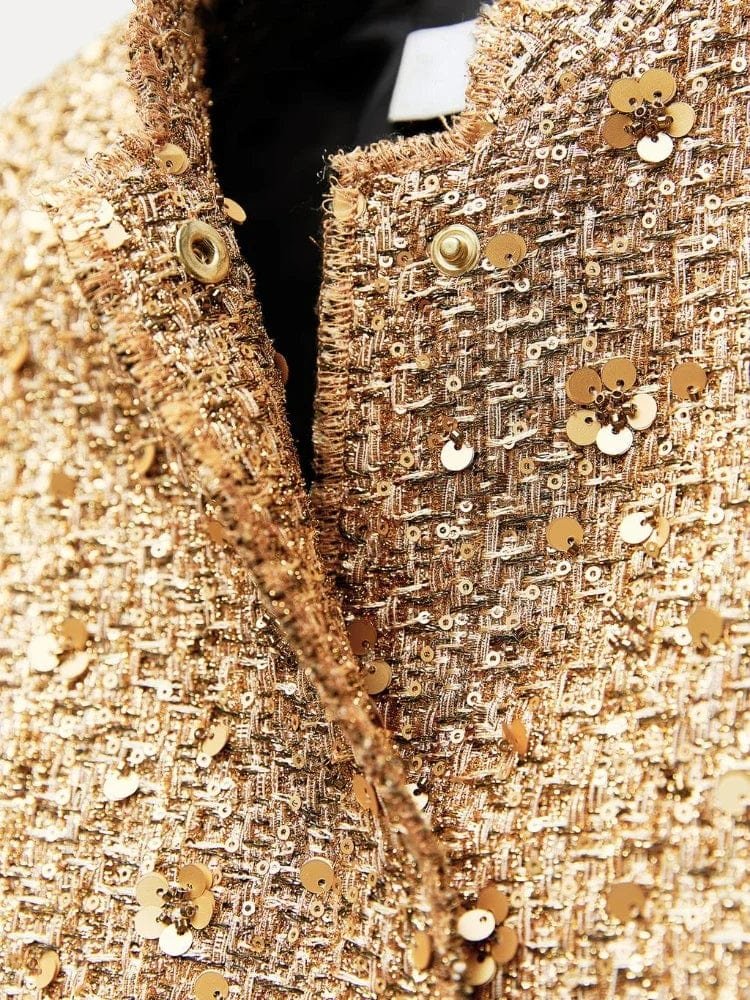 Veste portée vue de face diamant