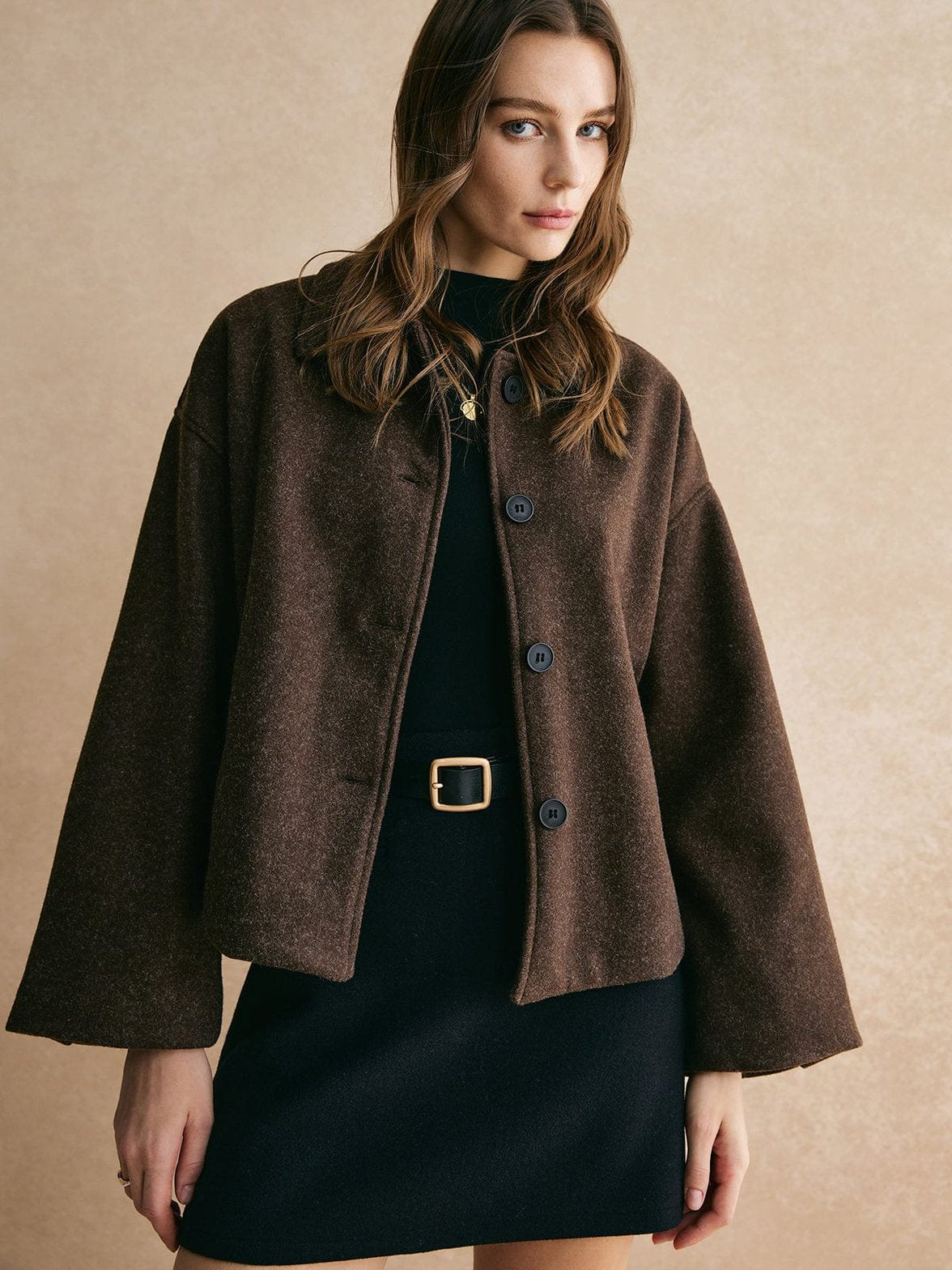 Veste tweed vue dos étoile