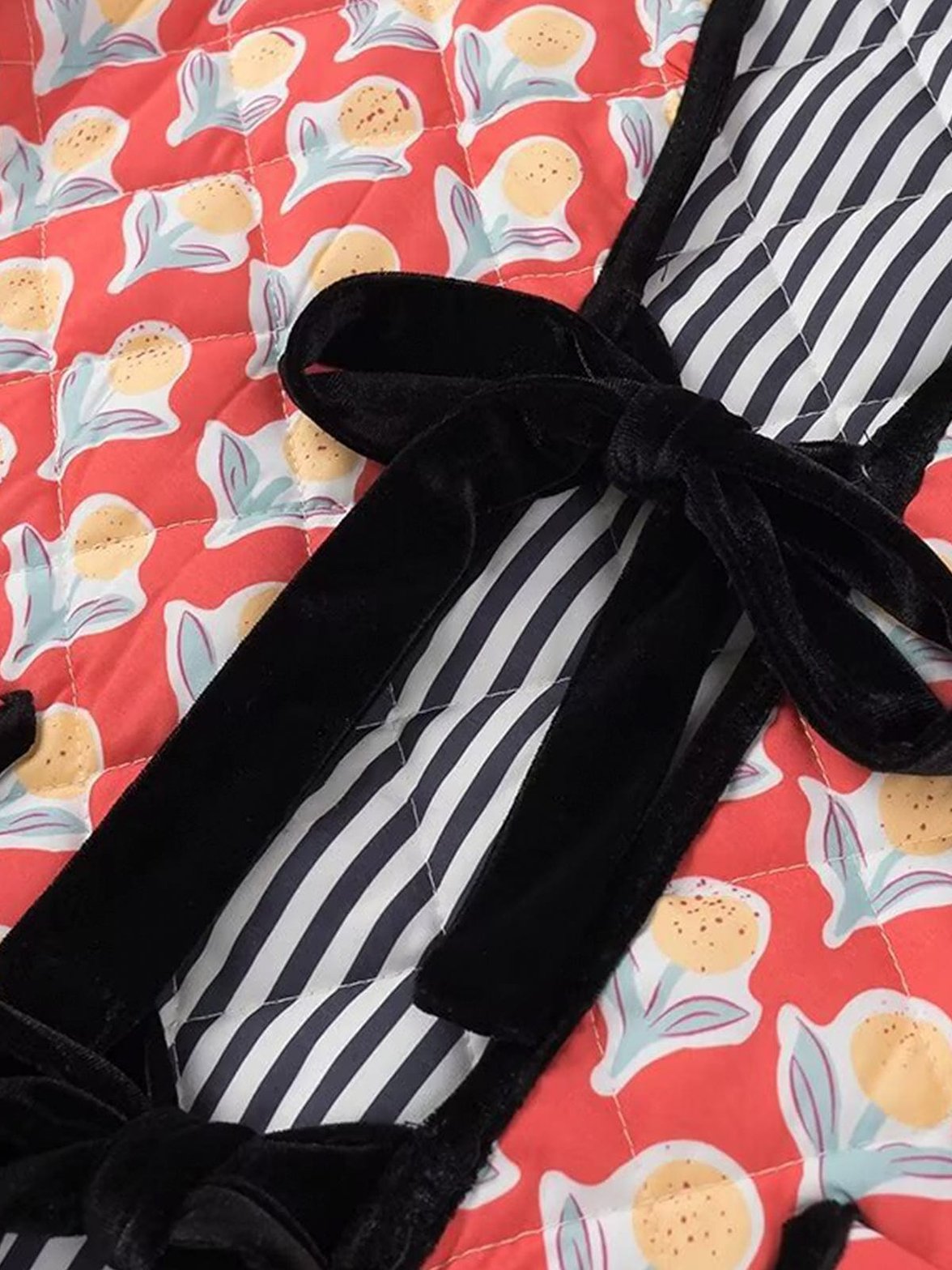 Veste imprimée détail rayé étoile