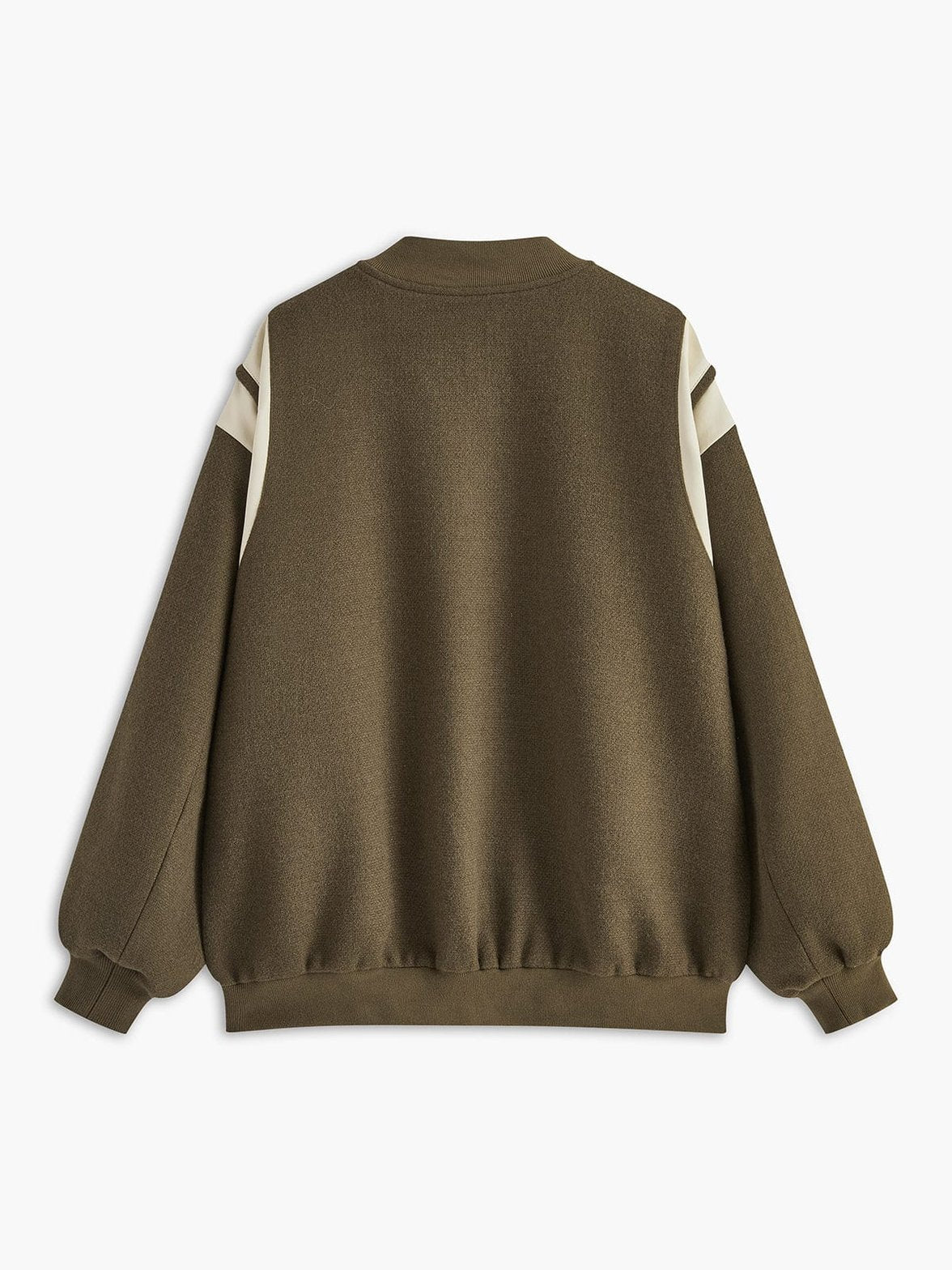 Veste tweed col montant détail manche style