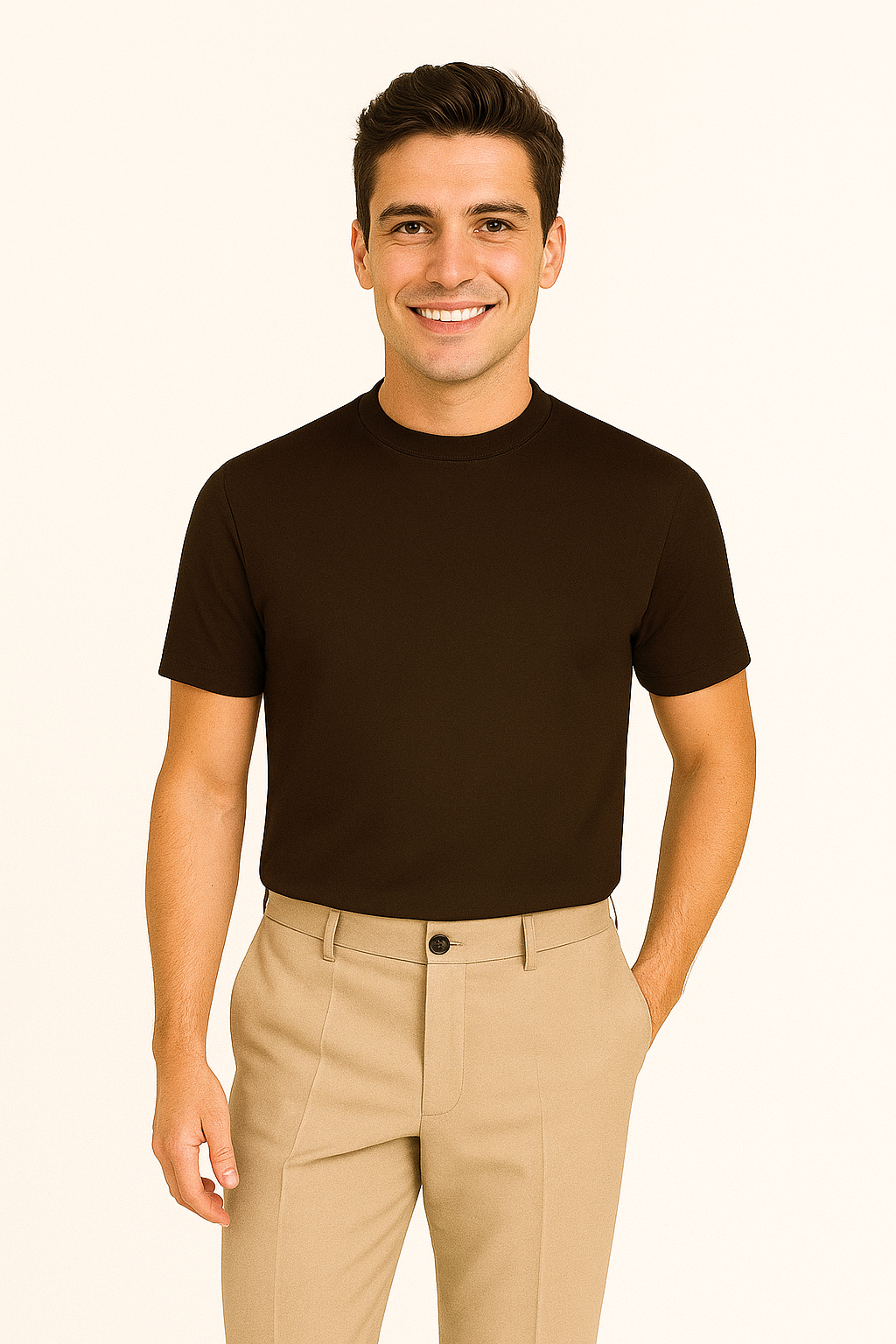 T-Shirt en Coton Mercérisé Premium - Confort Luxueux et Style Élégant