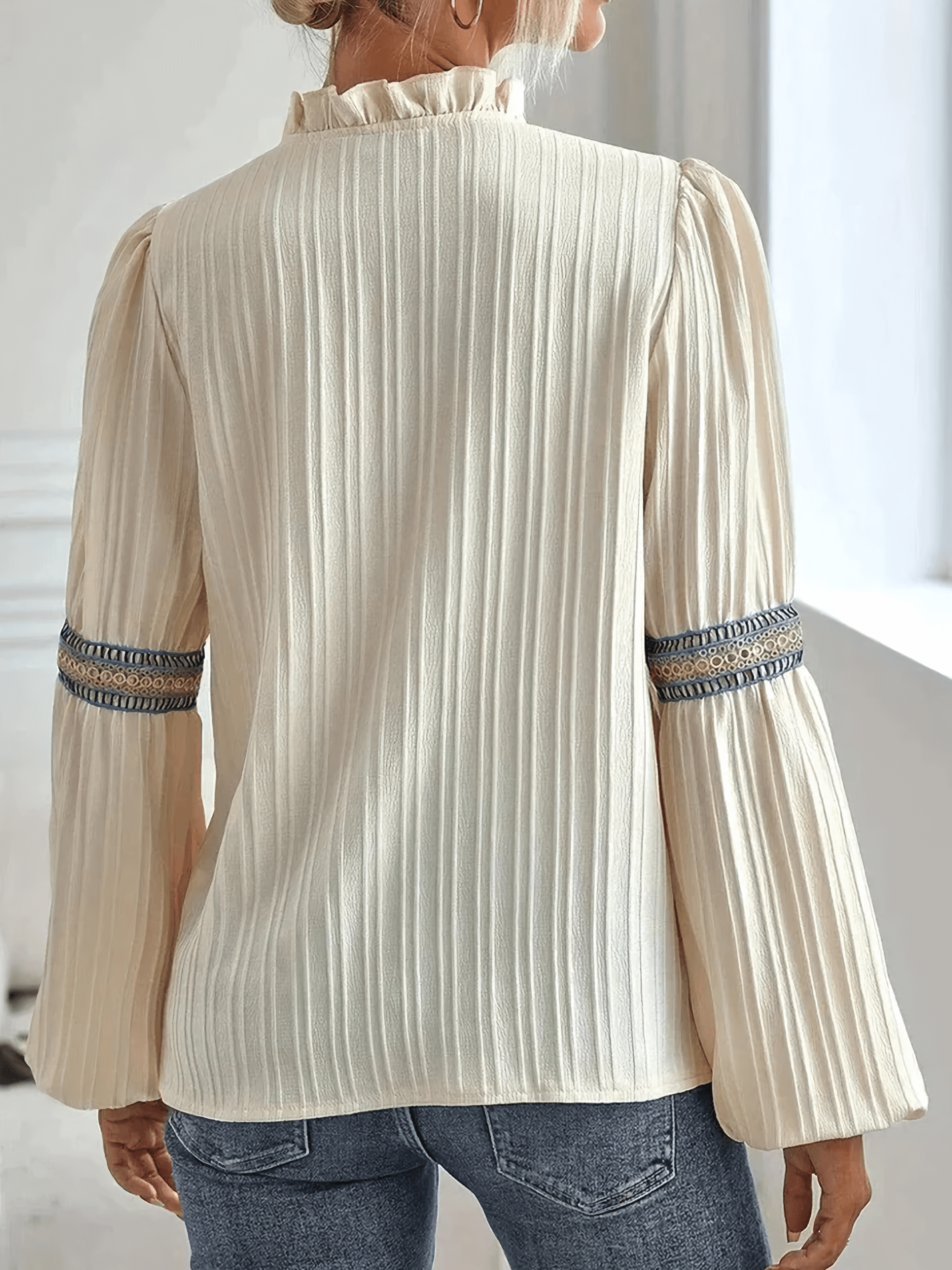Blouse Femme Manches Longues Légère - Élégance et Confort au Quotidien