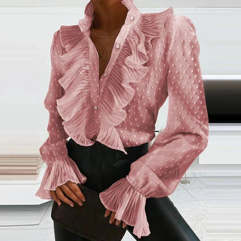 Blouse en Chiffon Léger pour Femmes - Élégance et Confort pour Toutes Occasions