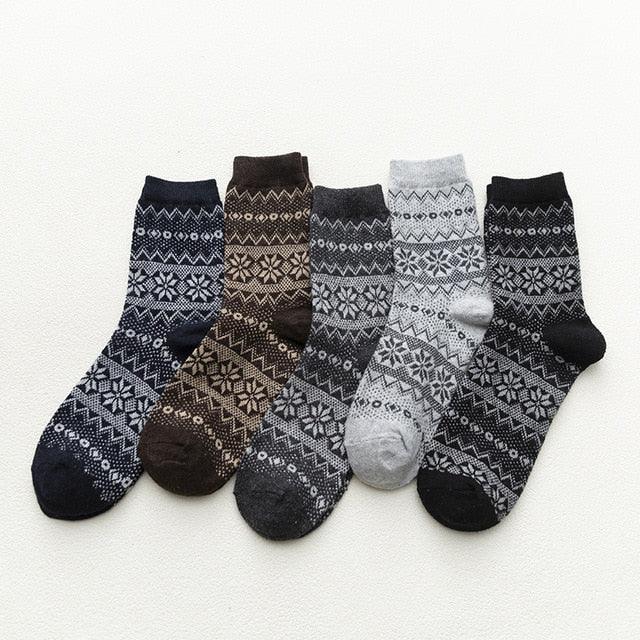 Chaussettes d'Hiver Douces et Durables - Confort Ultime et Design Scandinave