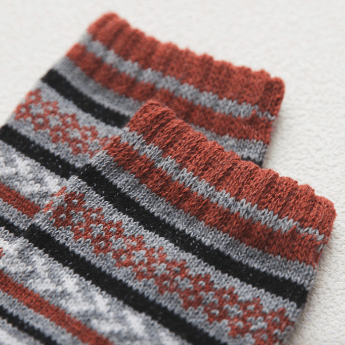 Chaussettes d'Hiver Douces et Durables - Confort Ultime et Design Scandinave