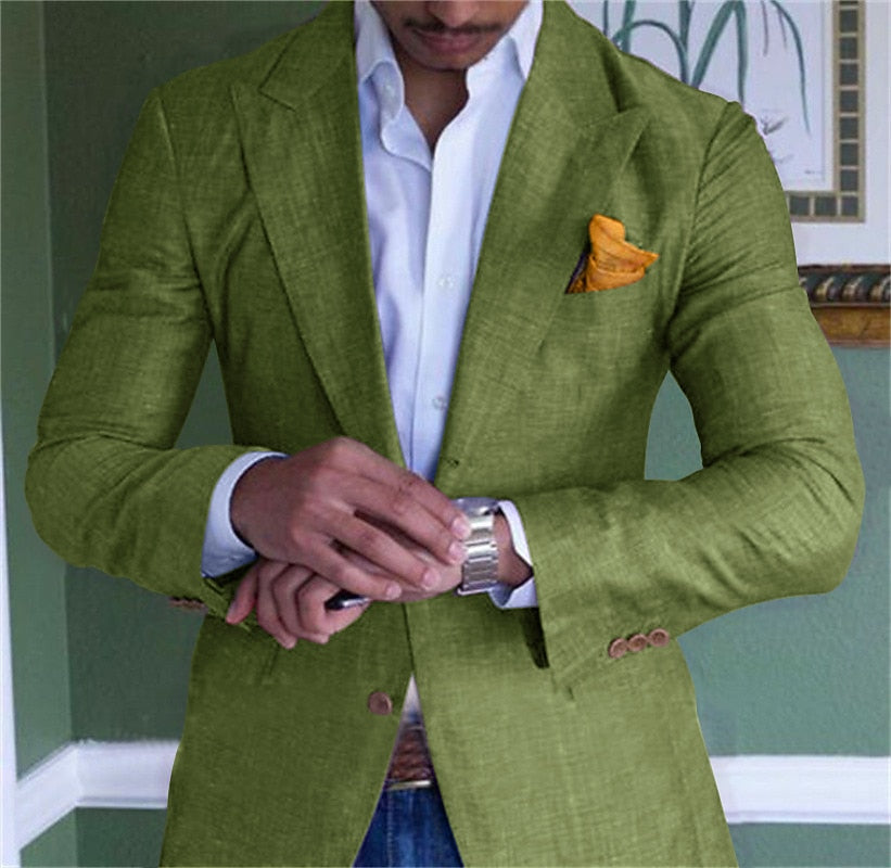 Blazer en Lin pour Hommes - Confort et Élégance pour l'Été