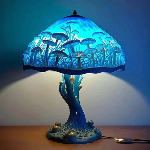 Lampe en Vitrail Colorée - Ambiance Apaisante et Magique