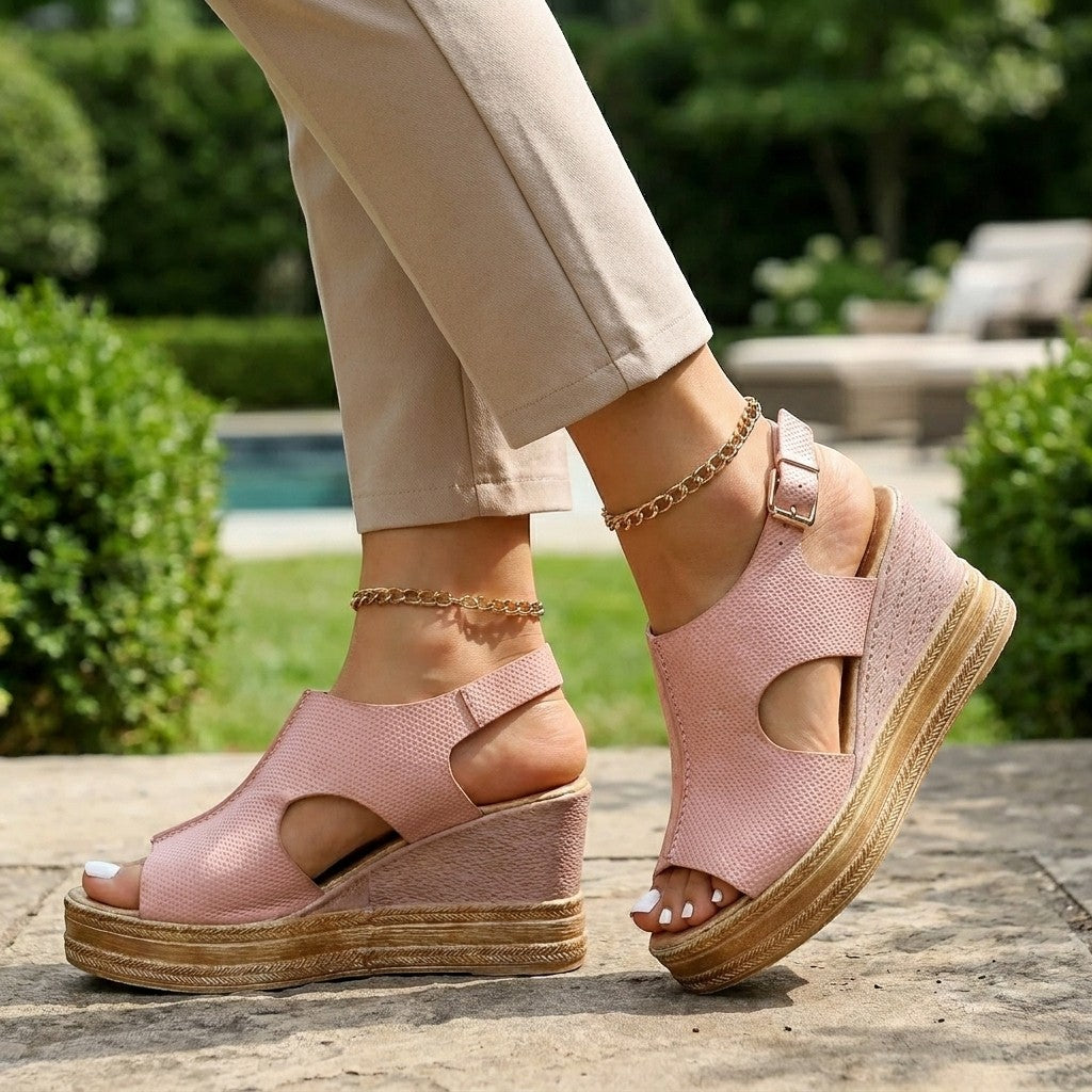 Sandales réglables rembourrées femme soutien voûte plantaire et style équilibré