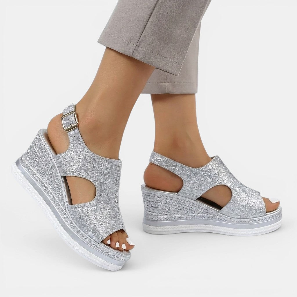Sandales réglables rembourrées femme soutien voûte plantaire et style équilibré