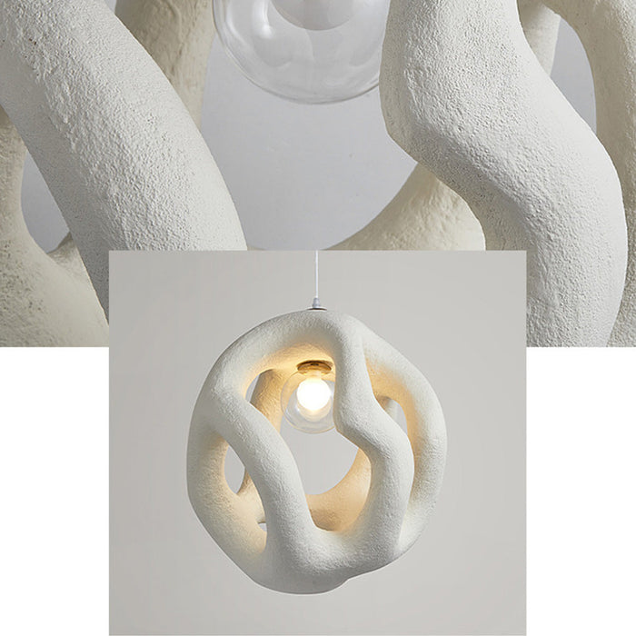 Lampe Pendentif Wabi Sabi Artisanale - Éclairage Apaisant et Design Unique