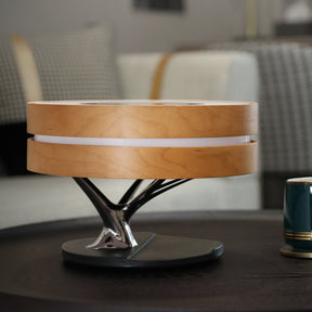 Lampe de Bureau Multifonctionnelle - Éclairage, Musique et Charge Sans Fil
