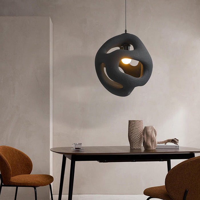 Lampe Pendentif Wabi Sabi Artisanale - Éclairage Apaisant et Design Unique
