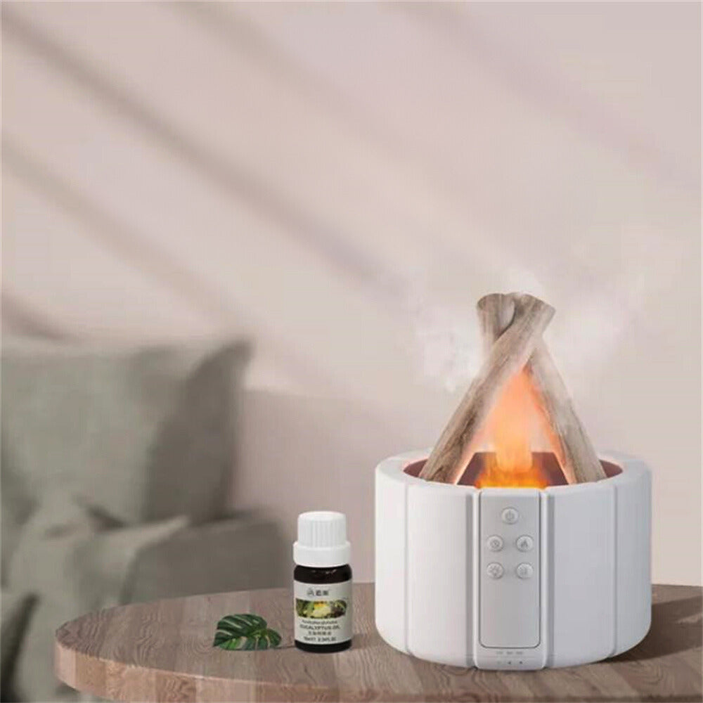 Lampe Humidificateur Multifonctionnelle - Ambiance Apaisante et Éclairage Doux