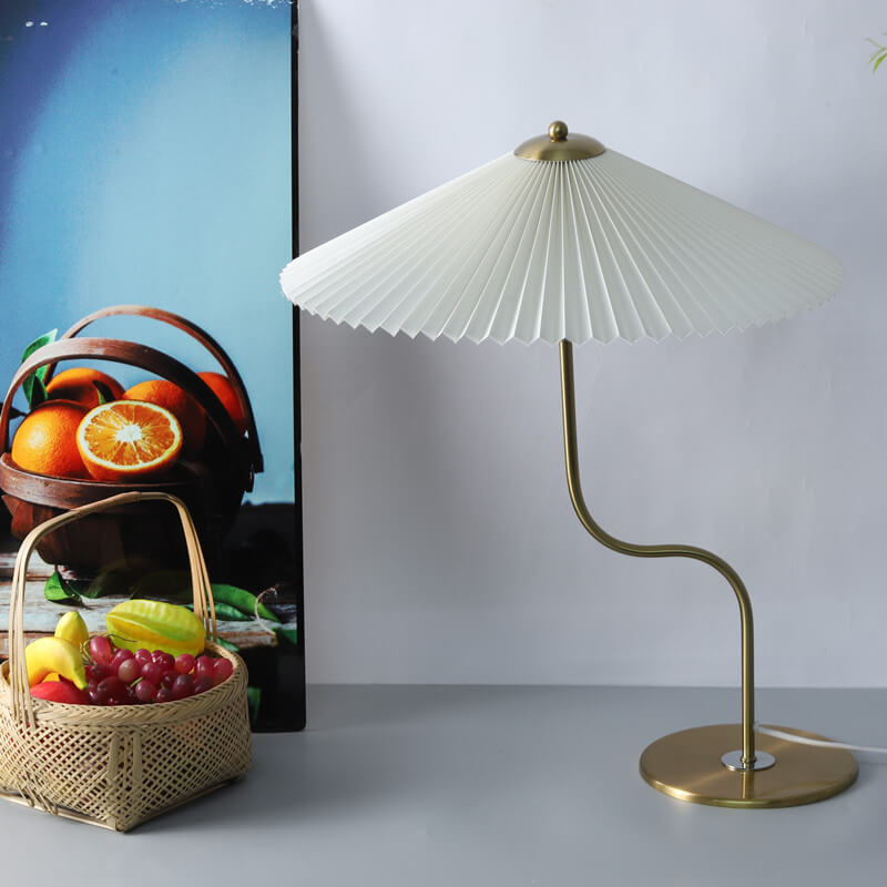 Lampe de Table en Parapluie - Éclairage Relaxant et Énergétique