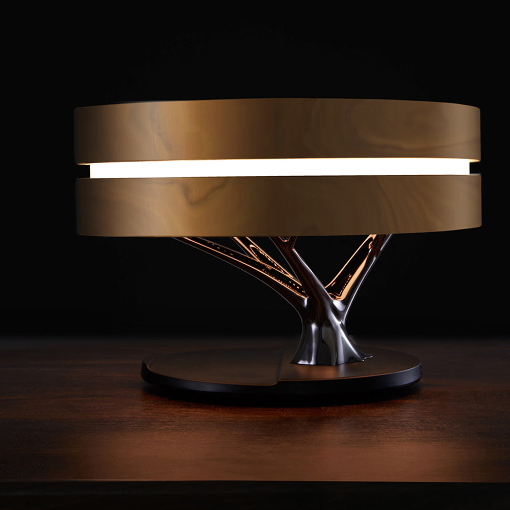Lampe de Bureau Multifonctionnelle - Éclairage, Musique et Charge Sans Fil