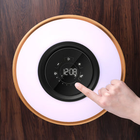 Lampe de Bureau Multifonctionnelle - Éclairage, Musique et Charge Sans Fil