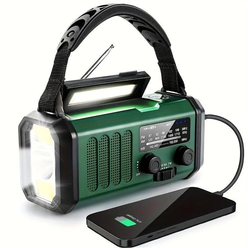 Radio d'urgence Multifonctionnelle - Panneau Solaire et Chargeur USB