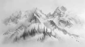 Papier Peint Montagne Sommet De Chamonix