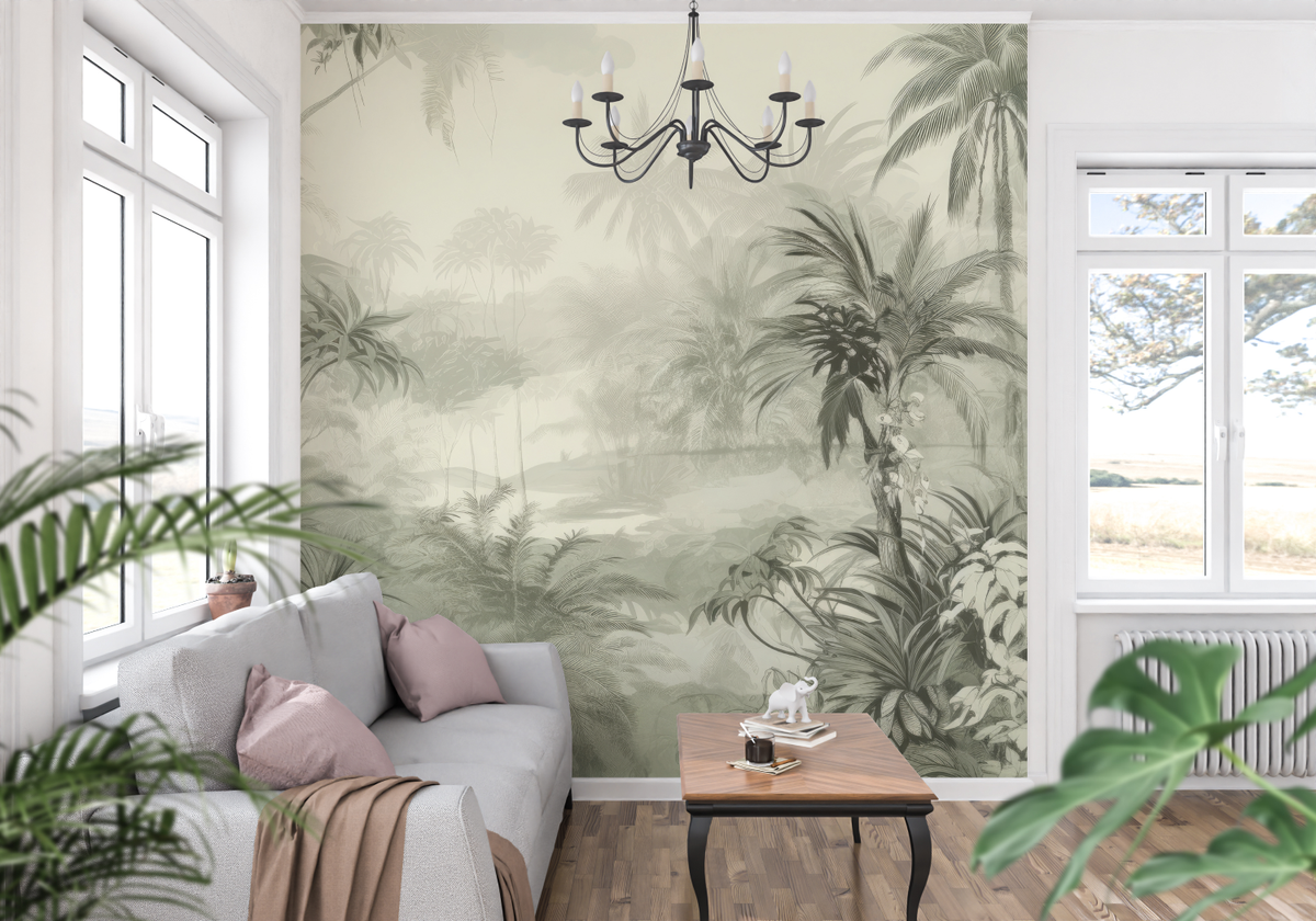 Panoramic Jungle Wallpaper
