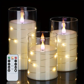 Bougies LED Télécommandées - Ambiance Chaleureuse et Sûre