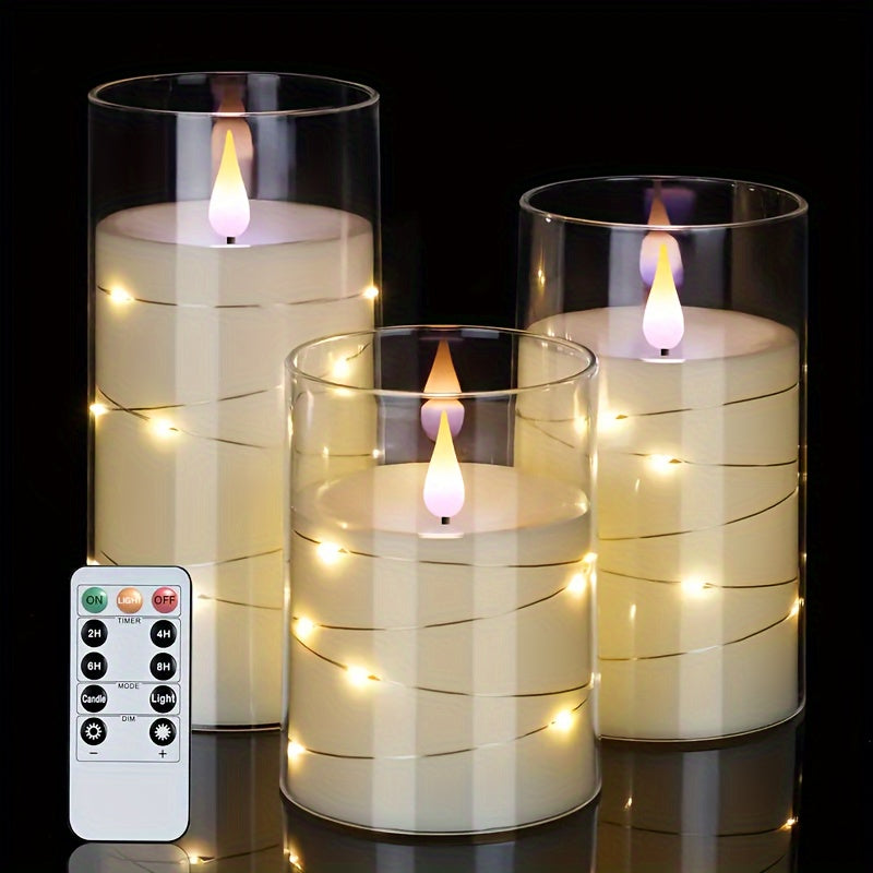 Bougies LED Télécommandées - Ambiance Chaleureuse et Sûre