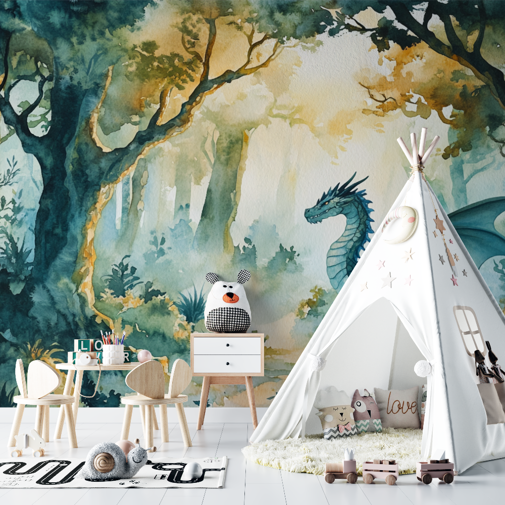 Papier Peint Animaux La Forêt Du Dragon