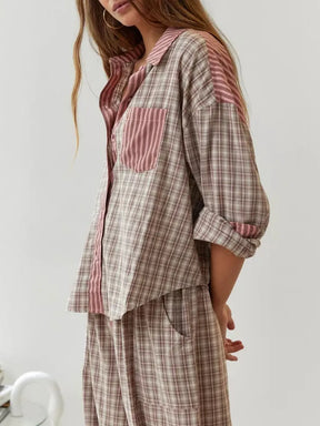 Ensemble de Pyjama Doux et Élastique - Confort Ultime pour Soirées Relaxantes
