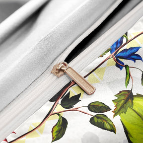 Linge de Lit Floral et Oiseau - Élégance et Confort Exceptionnels