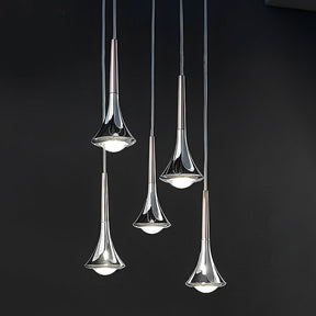 Pendentif LED en Goutte d'Eau - Éclairage Économe et Élégant pour Escaliers