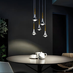 Pendentif LED en Goutte d'Eau - Éclairage Économe et Élégant pour Escaliers