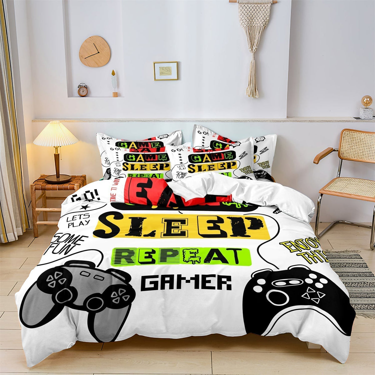 Literie Gamer pour Enfants - Design Cool et Confortable