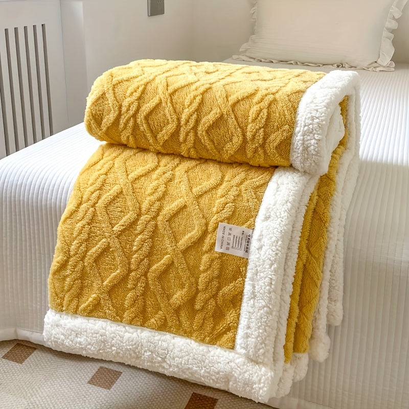 Couverture en Fleece Réversible - Douceur et Chaleur pour Toutes les Saisons
