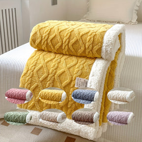 Couverture en Fleece Réversible - Douceur et Chaleur pour Toutes les Saisons