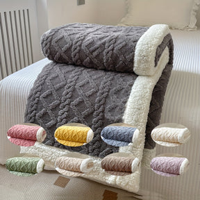Couverture en Fleece Réversible - Douceur et Chaleur pour Toutes les Saisons
