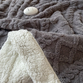 Couverture en Fleece Réversible - Douceur et Chaleur pour Toutes les Saisons