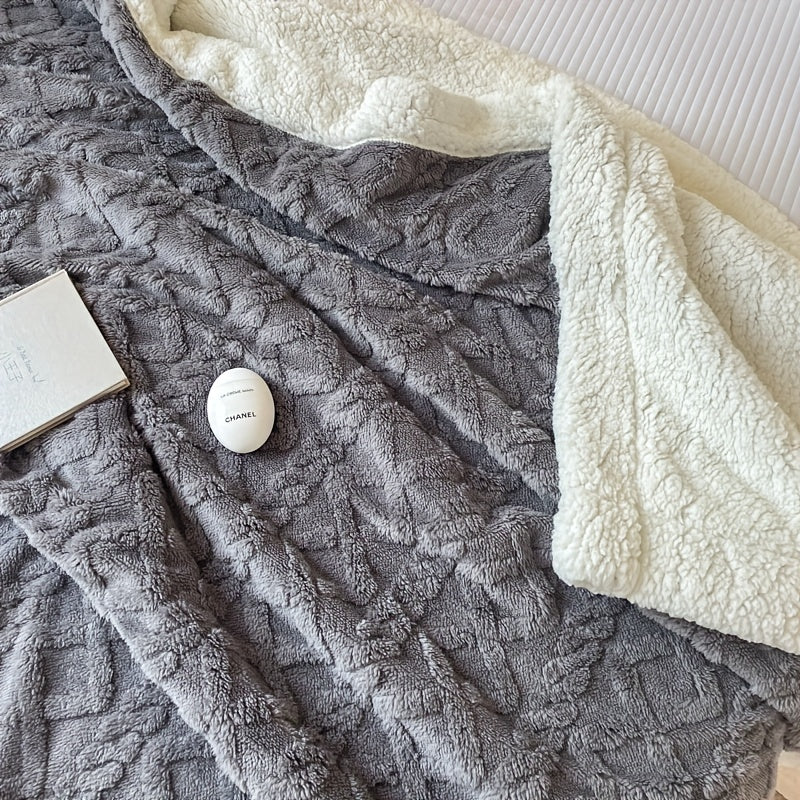 Couverture en Fleece Réversible - Douceur et Chaleur pour Toutes les Saisons